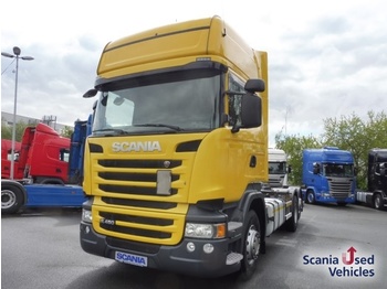 Containertransporter/ Wissellaadbak vrachtwagen Scania R 450 LB6X2MNB: afbeelding 1