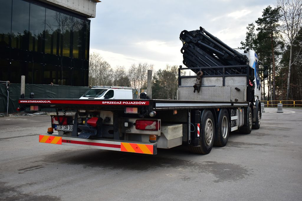 Kraanwagen, Vrachtwagen met open laadbak Scania R 490 8x2 HMF 8520 FLY JIB EURO 6 Cran Kran: afbeelding 7