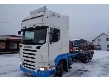 Containertransporter/ Wissellaadbak vrachtwagen Scania R 500: afbeelding 1
