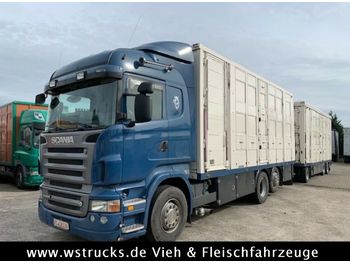 Veewagen vrachtwagen Scania  R 560 V8 Highline Menke 3 Stock Vollalu: afbeelding 1