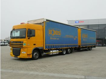 Schuifzeilen vrachtwagen DAF FAR XF105.460 EURO 5 EEV,SEC.AIR COND.+ PANAV
