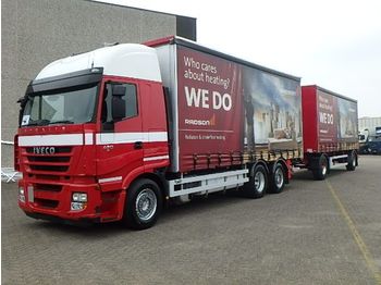 Schuifzeilen vrachtwagen Iveco COMBI Stralis 420 + LAG + Retarder + Airco + lift