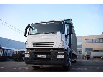 Schuifzeilen vrachtwagen Iveco STRALIS 310 +Plateau 9m+D'Hollandia 2000kg