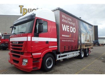 Schuifzeilen vrachtwagen Iveco Stralis 420 + Euro 5 + Retarder + Lift + 2 in stock!