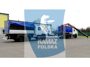 KAMAZ 6x6 SERVICE CAR - Schuifzeilen vrachtwagen