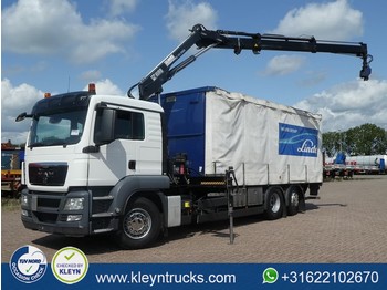 Schuifzeilen vrachtwagen MAN 26.400 hiab xs144 bs-2 hidu