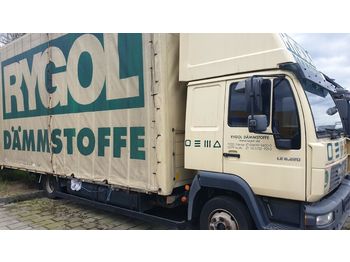 Schuifzeilen vrachtwagen MAN LE 8.220 Plane mit Schlafkabine
