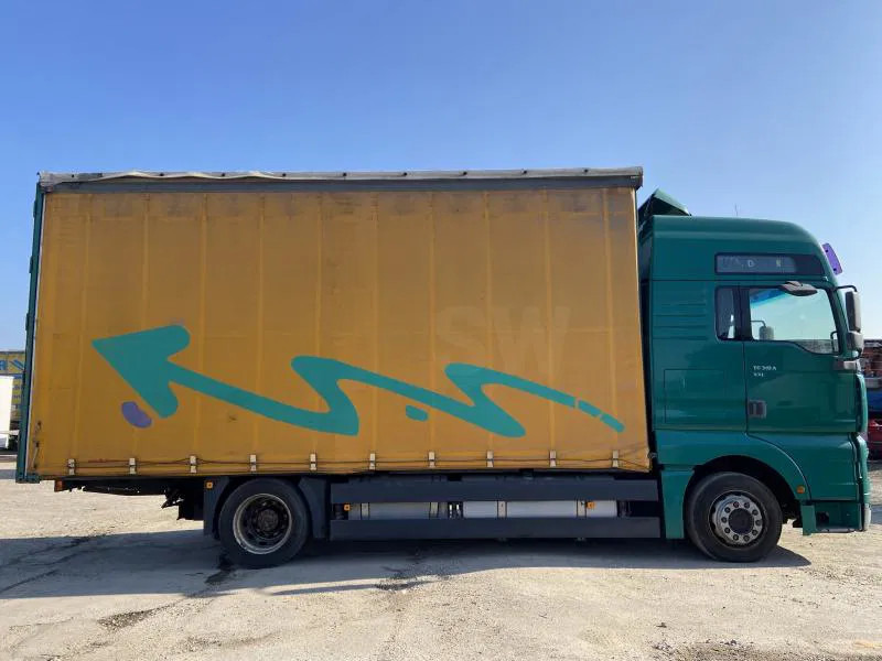 Schuifzeilen vrachtwagen MAN TGA 18.310 BL XXL Jumbo Pritsche Schiebepl.