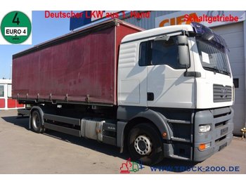 Schuifzeilen vrachtwagen MAN TGA 18.360 Pritsche/Plane 1.Hd 5-Sitze Schalter