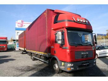 Schuifzeilen vrachtwagen MAN TGL 12.210 4x2 OPEN BODY
