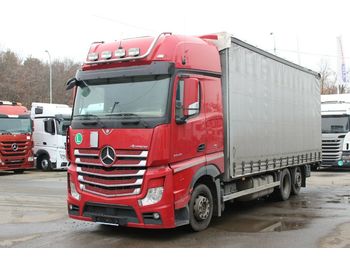 Schuifzeilen vrachtwagen Mercedes-Benz Actros 2545 LNR, EURO 6, 6X2