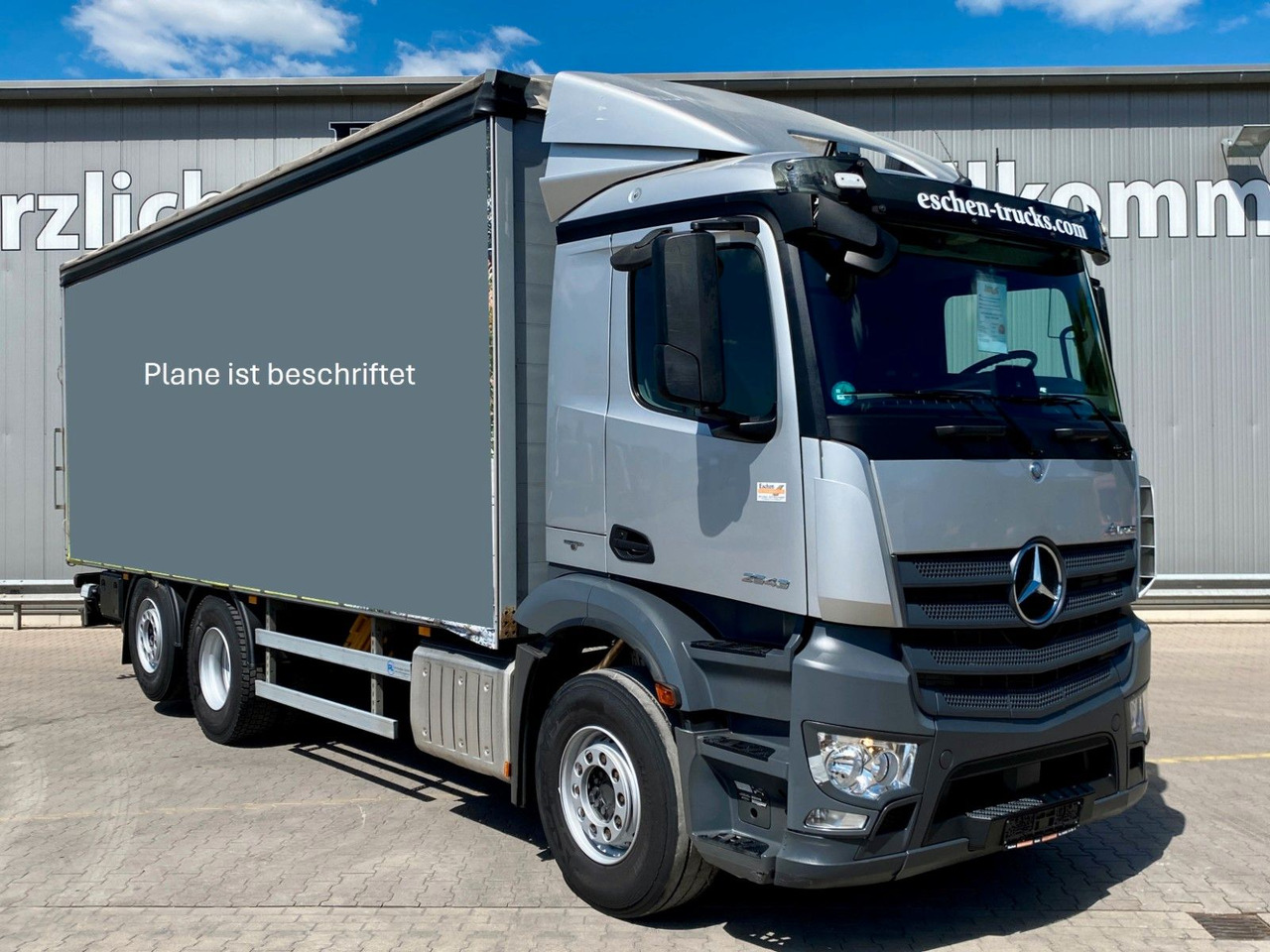 Schuifzeilen vrachtwagen Mercedes-Benz Antos 2543 | BÄR LBW*2x Schiebegardine*Kamera*AC