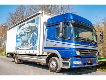 Schuifzeilen vrachtwagen Mercedes-Benz Atego 1222 alter Tacho Pritsche Plane EURO5
