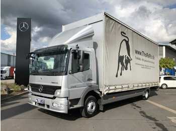 Schuifzeilen vrachtwagen Mercedes-Benz Atego 1224 L Curtainsider Pritsche + Plane