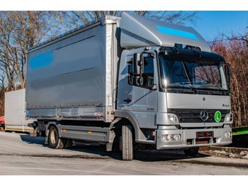 Schuifzeilen vrachtwagen Mercedes-Benz Atego 823 Pritsche Plane Ladebordwand