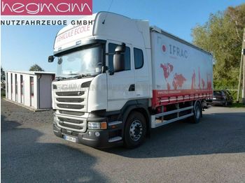 Schuifzeilen vrachtwagen Scania R410, Fahrschul LKW, 6 Sitze, Doppelbediening