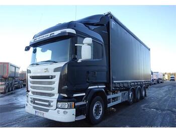Schuifzeilen vrachtwagen Scania R730 Närko vyökapellilava