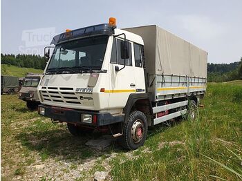  Steyr - 19S32 4x4 Hebebühne - Schuifzeilen vrachtwagen