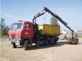 Kipper vrachtwagen Tatra T815 S1 s HR 8000 - 8m + drapák: afbeelding 1