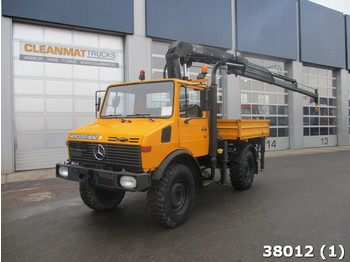 Vrachtwagen Unimog 1250 V 4x4 Hiab 10 ton/meter Kran: afbeelding 1