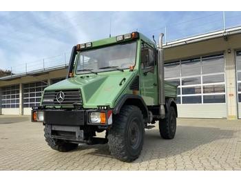 Kipper vrachtwagen, Gemeentelijke machine/ Speciaal Unimog 90Turbo - U90Turbo 408 98395 Mercedes Benz: afbeelding 1