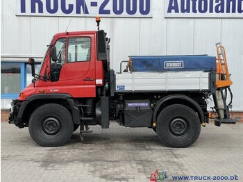Kipper vrachtwagen Unimog U300 Winterdienst Salzstreuer Wechsellenkung: afbeelding 1
