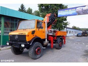 Kipper vrachtwagen Unimog U 2150 L 4x4 + PK 24000 C PALFINGER KRAN CRAN: afbeelding 1