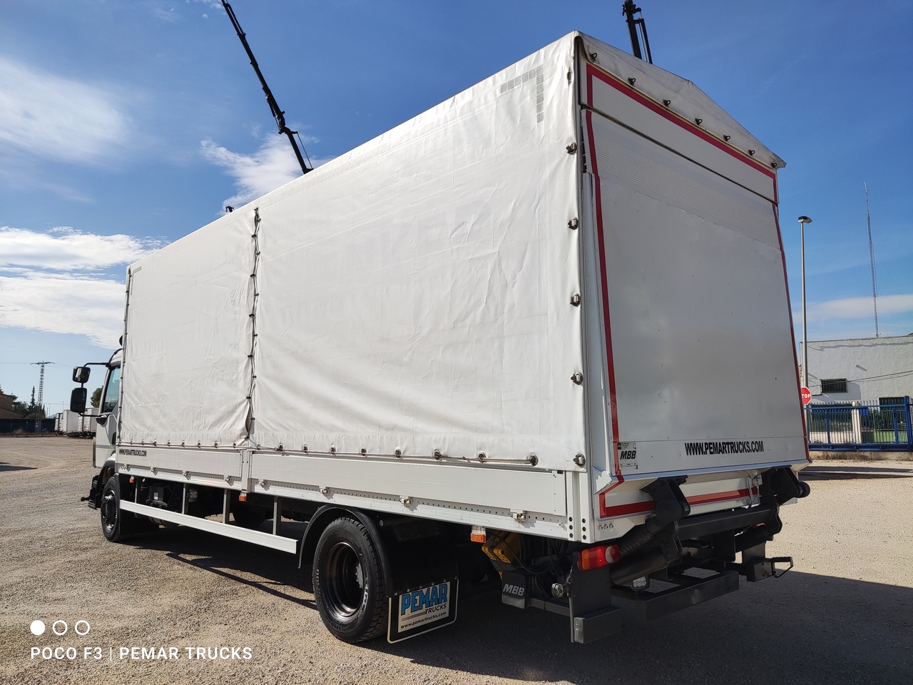 Schuifzeilen vrachtwagen VOLVO FL 250 SEMITAUTLINER 16T: afbeelding 7