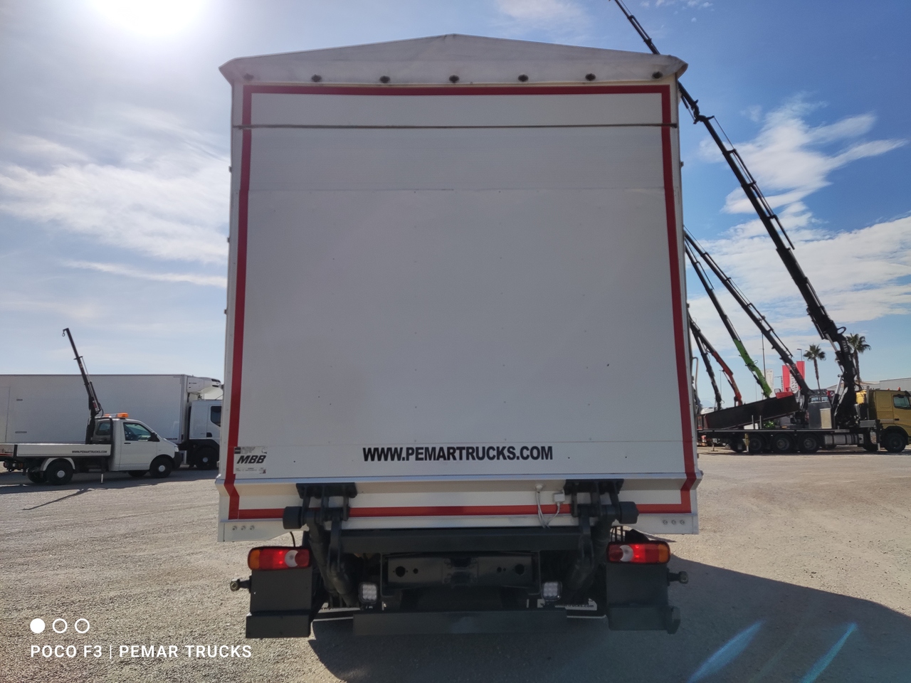 Schuifzeilen vrachtwagen VOLVO FL 250 SEMITAUTLINER 16T: afbeelding 6