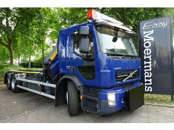 Containertransporter/ Wissellaadbak vrachtwagen Volvo FE 320 6x2 Abrollkipper Autokran: afbeelding 1