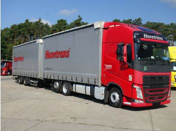 Schuifzeilen vrachtwagen Volvo FH13 500 6x2 + Anhänger Schmitz: afbeelding 1