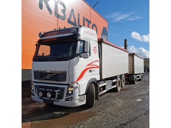 Kipper vrachtwagen voor het vervoer van hout Volvo FH 16 700 6x2 + Trailer: afbeelding 1