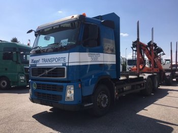 Vrachtwagen voor het vervoer van hout Volvo FH 480 6x2 Holztransporter mit Penz 10000 SH Kran: afbeelding 1