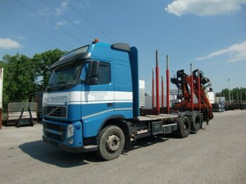 Vrachtwagen, Kraanwagen voor het vervoer van hout Volvo FH 500 6x2  EEV, Holztransporter mit Penz 10Z7.70 Kran: afbeelding 1