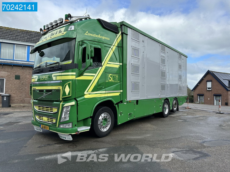 Veewagen vrachtwagen Volvo FH 540 6X2 NL-Truck Cattle transport I-Park Cool ACC Euro 6: afbeelding 7