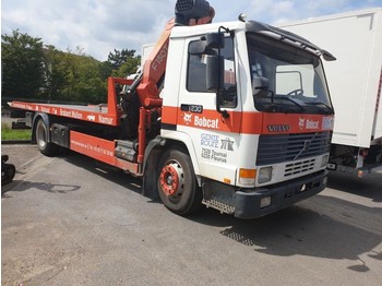 Vrachtwagen met open laadbak Volvo FL7 - platform + crane: afbeelding 1