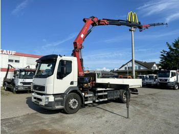 Vrachtwagen met open laadbak Volvo FL 18.240 Pritsche Kran 24,9m Arbeitshöhe Funk: afbeelding 1