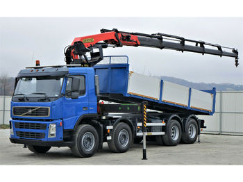 Kipper vrachtwagen Volvo FM 340 Kipper 6,40m+Kran/FUNK Topzustand!: afbeelding 1