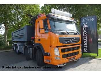Containertransporter/ Wissellaadbak vrachtwagen Volvo FM 370 Kran - Container 8x2: afbeelding 1