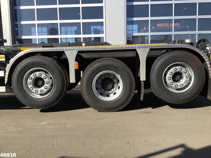 Haakarmsysteem vrachtwagen, Kraanwagen Volvo FM 420 8x2 HMF 28 ton/meter laadkraan Welvaarts weighing system: afbeelding 10