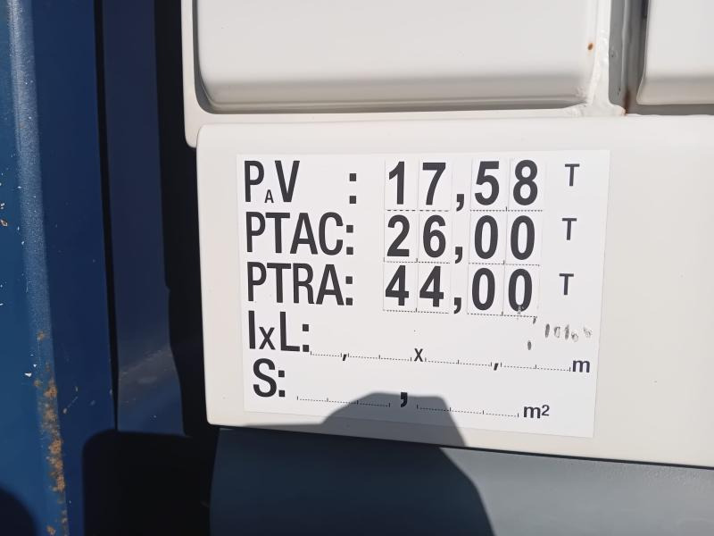 Vrachtwagen met open laadbak DAF XF105 460