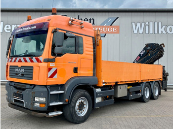Vrachtwagen met open laadbak  MAN TGA 26.480 6x4 | HIAB 377 EP-4*Funk*Retarder*AHK