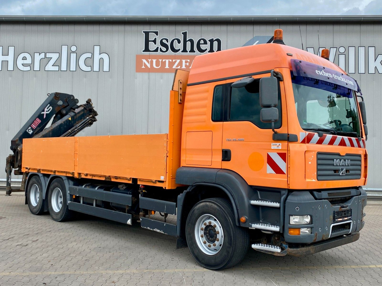 Vrachtwagen met open laadbak MAN TGA 26.480 6x4 | HIAB 377 EP-4*Funk*Retarder*AHK