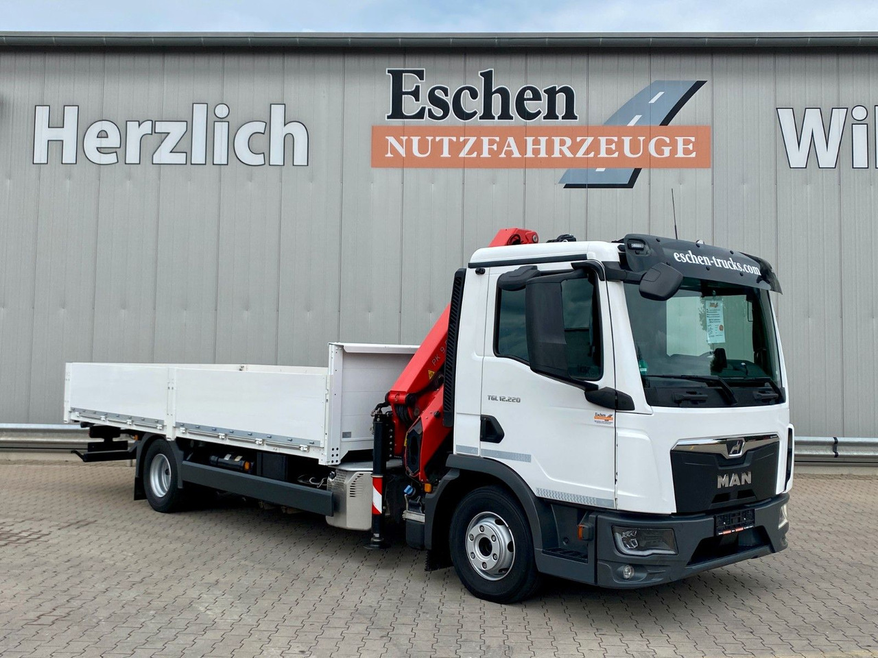 Vrachtwagen met open laadbak MAN TGL 12.220 | Palfinger PK 9.501*5+6. Kreis*Navi