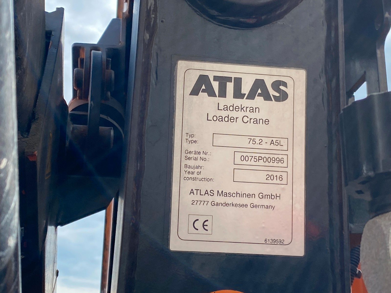 Vrachtwagen met open laadbak MAN TGM 15.290 DOKA|Atlas AK 75,2*Funk*4x Sitze*Navi