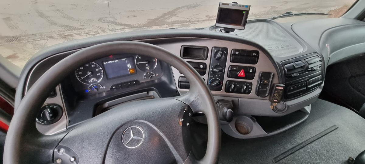 Vrachtwagen met open laadbak Mercedes Actros 4146 AK 8X8 FASSI 660 EINZELBER SEILWINDE
