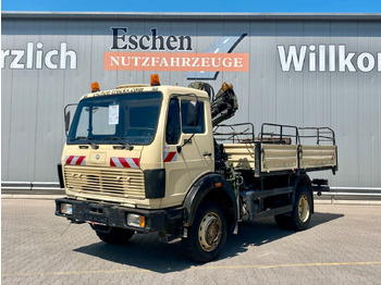 Vrachtwagen met open laadbak  Mercedes-Benz 1017 4x4 Allrad Pritsche | HIAB 060-2 Kran*36TKM