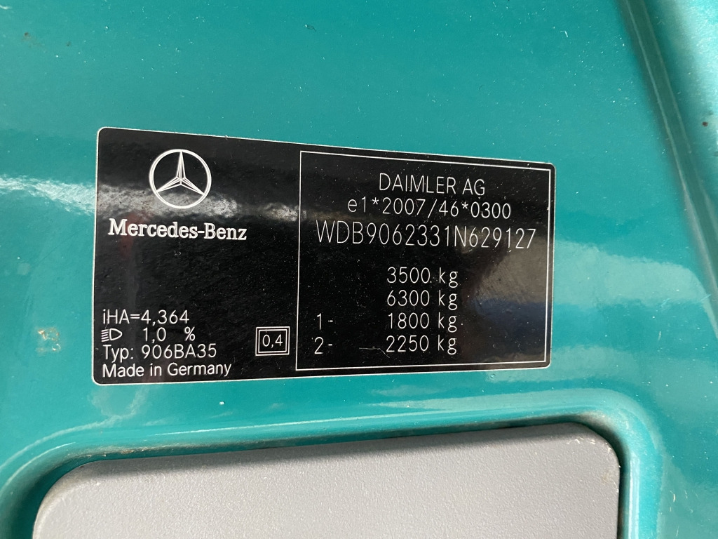 Vrachtwagen met open laadbak Mercedes-Benz 313 CDI Sprinter DOKA