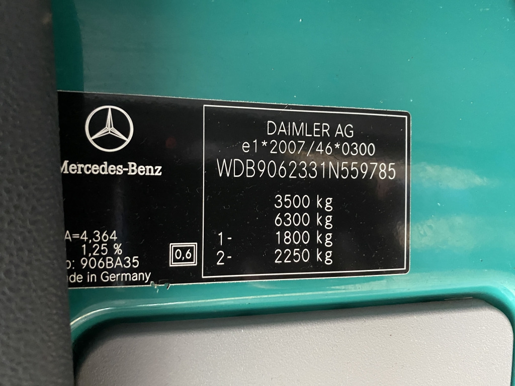 Vrachtwagen met open laadbak Mercedes-Benz 313 CDI Sprinter DOKA