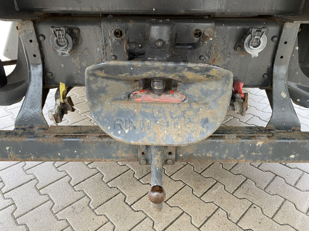 Vrachtwagen met open laadbak Mercedes-Benz 815 / Atlas-Faltkran